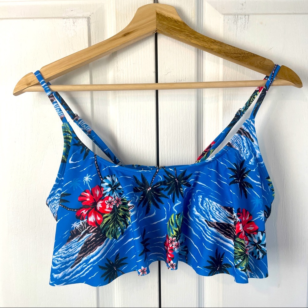 Flounced Bikini Top